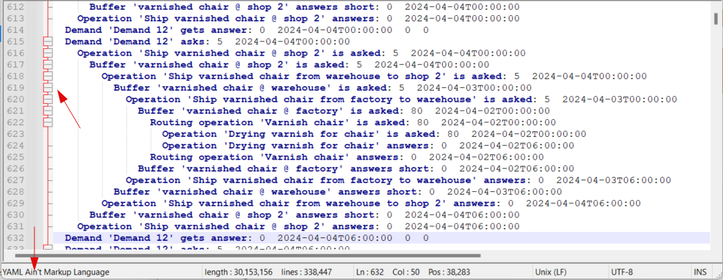 Debugging with Notepad++